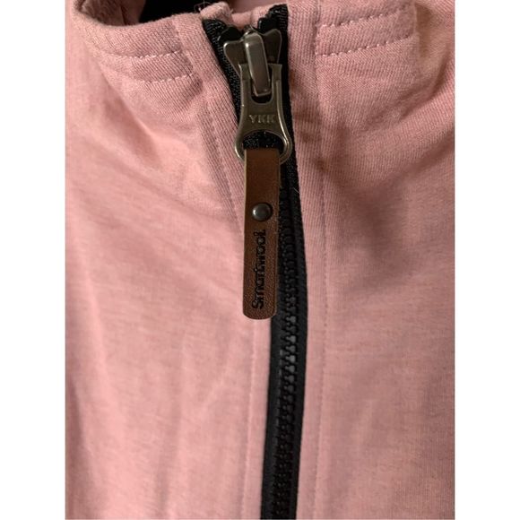 SmartWool 1/2 Zip Pullover Sweatshirt Merino Wool pink Women's size medium - Picture 6 of 10